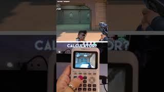 This guy managed to play a match on Valorant using a calculator and WIN!  : TikTok / Wormy