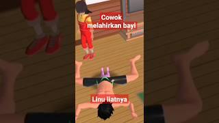 Cowok melahirkan bayi #games #sakuraschoolsimulator #melahirkan