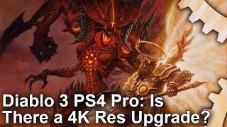 Diablo 3 PS4 Pro Patch: Is There a 4K Upgrade?