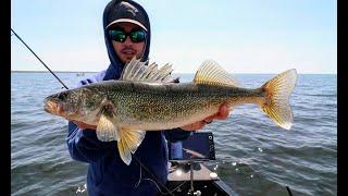 Spring Walleye Beatdown on NEW Bladed Walleye Jig