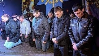 Ukraine 'Berkut' Anti-Riot Police Pray For Forgiveness