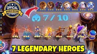 UNLIMITED 3STAR LEGENDARY HEROES || HARPER 1 META NOW‼️ MAGIC CHESS