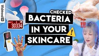 Checked? Bacteria in your skincare cosmetics! How gross is yours? | Examed for bacteria