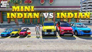 Franklin Indian Cars vs Shinchan Mini Indian Cars | Who Will Win Jump Challenge? || SK Plays