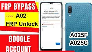 Samsung A02 Frp Lock Bypass /Google Account Remove/Mediatek Universal Tool/