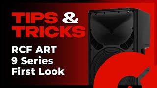 First Look: RCF ART 9 Series Speakers | Tips and Tricks