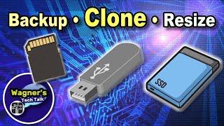 How to Clone, Backup & Resize ANY Micro SD, USB Stick or SSD Drive