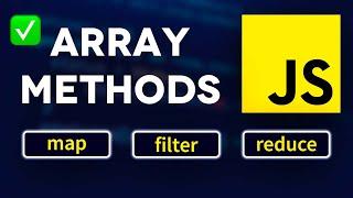 JavaScript Array Methods - Map, Filter, and Reduce [EASIEST WAY] | JavaScript Tutorial