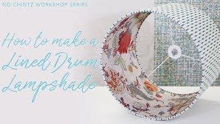 How To Make A Lined Drum Lampshade | No Chintz Australia