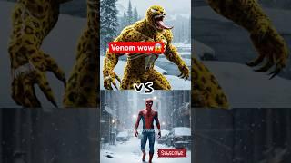 Spiderman-Man vs Venom Animals #shorts