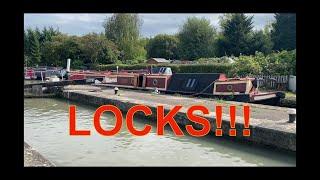 Long Itchington & Stockton Locks Homeward Bound 2 Narrowboat Precious Jet Cruising the Cut / Canal