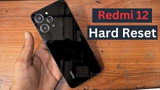 Redmi 12 5G Hard Reset | Redmi 12 5G Pattern Unlock Without Pc | Redmi 12 5G Password Forgot |