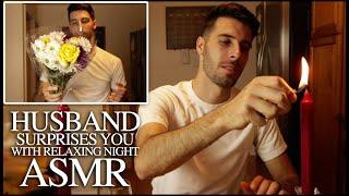 ASMR Husband Surprises You With Relaxing Night and Cooking Dinner - Relaxing Male ASMR