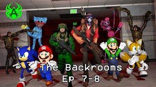 The Backrooms But Everyone Is In It! Compilation (EP 7-8)