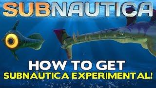 How To Get Subnautica Experimental Mode! | Subnautica Tutorial