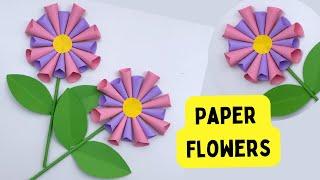 How To Make Easy Paper Flowers For Kids / Nursery Craft Ideas / Paper Craft Easy / KIDS crafts