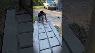 Building a $600 walkway.. Working with Unc..#walkway #pathway #DIY