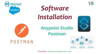 MuleSoft || How to Install Anypoint Studio|| Postman|| VITechTalks @vitechtalks6017