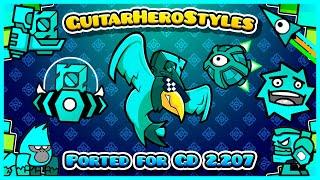 (PORTED) ¡GUITARHEROSTYLES TEXTURE PACK! (ANDROID & STEAM) By Me — Geometry Dash [2.207]