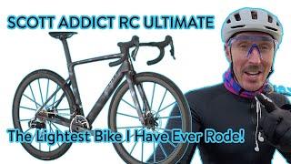 New Scott Addict RC Ultimate - The lightest bike I have ever ridden.