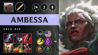 Ambessa Mid vs Hwei: Legendary - NA Challenger Patch 14.22