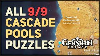 All Cascade Pools Puzzles Genshin Impact