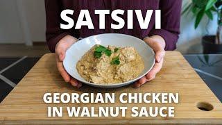 Satsivi Recipe: Georgian Chicken in Walnut Sauce