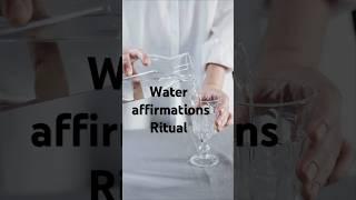 "Speak Love Into Your Water | Water Affirmation Ritual for Healing & Clarity"#watertherapy #healingm