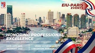 Honouring Professional Excellence - European International University Paris