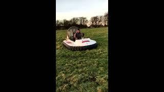 Testing new hovercraft Tornado F50 in UK