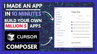 I Built an App in 10 Minutes WITHOUT Coding! | Using Cursor Composer