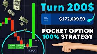 How Made +$172,009 NET PROFIT use Pocket Option Strategy | binary options trading strategy