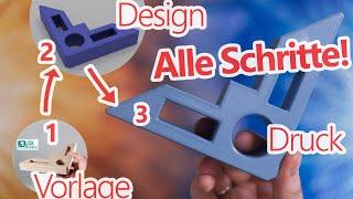 3D Design und 3D Druck // Von Anfang bis Ende // Ein kleines Projekt