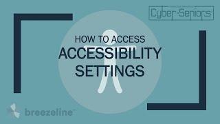 How to Access Your Accessibility Settings (Breezeline Sponsored)