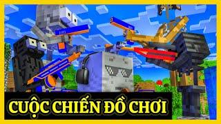 [ Lớp Học Quái Vật ] CUỘC CHIẾN NERF WAR ( SÚNG ĐỒ CHƠI ) | Minecraft Animation