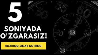 Hayotingiz uchun 5 SONIYA QOIDASI! MILLIONLAB kishilarni O'ZGARTIRGAN VIDEO