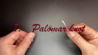 HOW TO TIE PALOMAR KNOT 4K