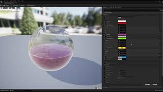 Exploring Unreal Engine 5 | Procedural Liquid shader in the bottle