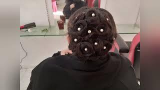 Hairstyle for Beginners step by step||    First Hairstyling class||Noreen Anwar