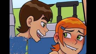 Ben 10 kiss Gwen - Kissing video of Ben10 and Gwen kiss Love story and kiss comics 79