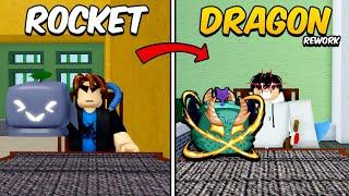 (SPEEDRUN) Trading From Rocket To Dragon Rework in One Video! (Blox Fruit)