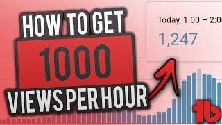 How To Get More VIEWS On YouTube In 2020! (Get 1000 Views Per HOUR) 