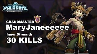 MaryJaneeeeee Talus 30 KILLS!! Paladins GM (TOP 1) Ranked Gameplay 1440p High Quality Video