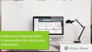 Lex Cloud – dodawanie pliku własnego z menu jednostki redakcyjnej dokumentu