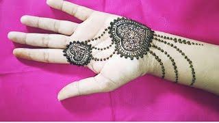 front hand simple & beautiful mehndi design |  mehandi ka design | easy front side mehndi