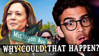 Kamala Harris Losing Arab-American Voter Support? | Hasanabi Reacts