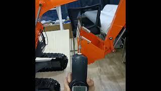 HITACHI 1/12 hydraulic RC excavator test digging force!