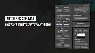 14 - Goldfish's utility 3ds Max scripts walkthrough