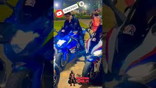 Suzuki gxs 1000 vs Bmw s1000 exhaust sound /who is the best comment me #suzuki #bmws1000rr #shorts