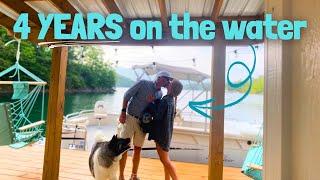 FULL TIME Liveaboard Life on a House ONLY Accessible By BOAT ️